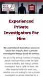 Mobile Screenshot of hire-a-private-investigator.com